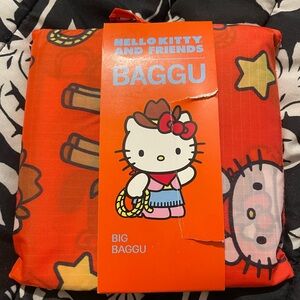 BAGGU Hello Kitty Western Big Reusable Tote NWT